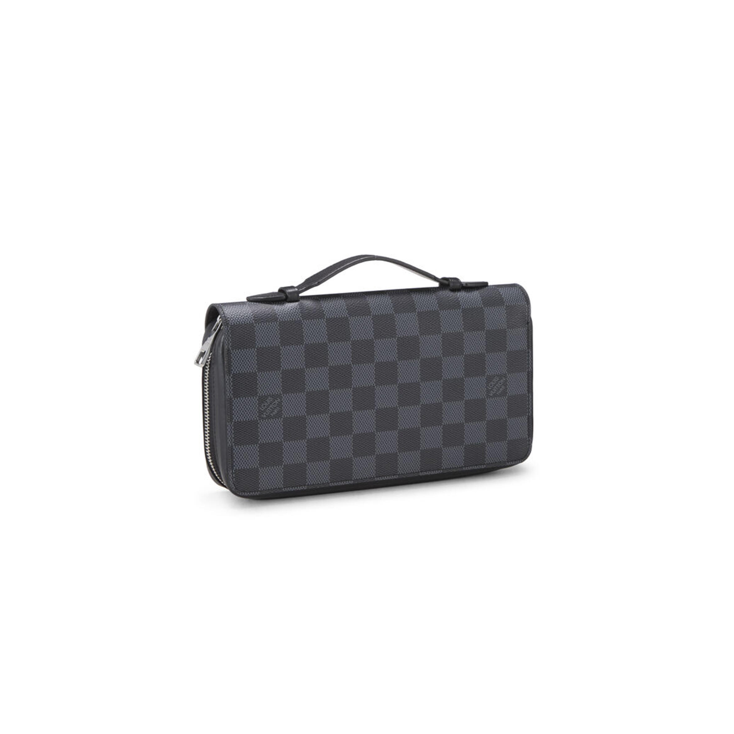 LOUIS VUITTON DAMIER COBALT ZIPPY XL N41503 (22*13.5*4cm)